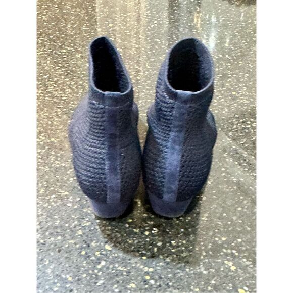 Eileen Fisher Purl Stretch Ankle Boot | Navy - Picture 3 of 7